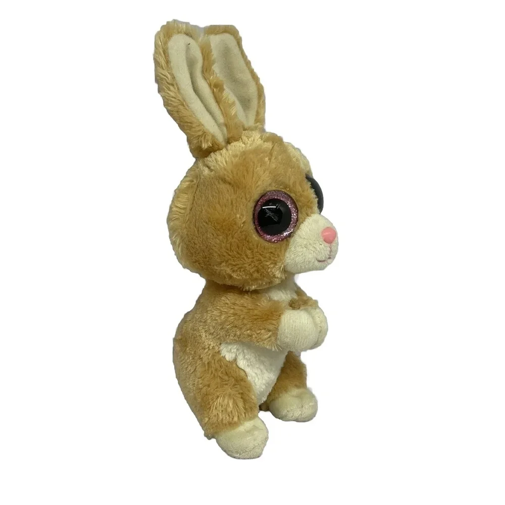 Ty Wide Eye‎ Bunny Carrots Plush Pink Sparkling Eyes